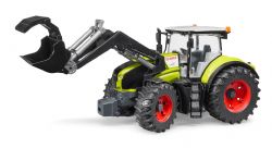 BRUDER - TRACTEUR CLAAS AXION 950 AVEC CHERGEUR 1 : 16